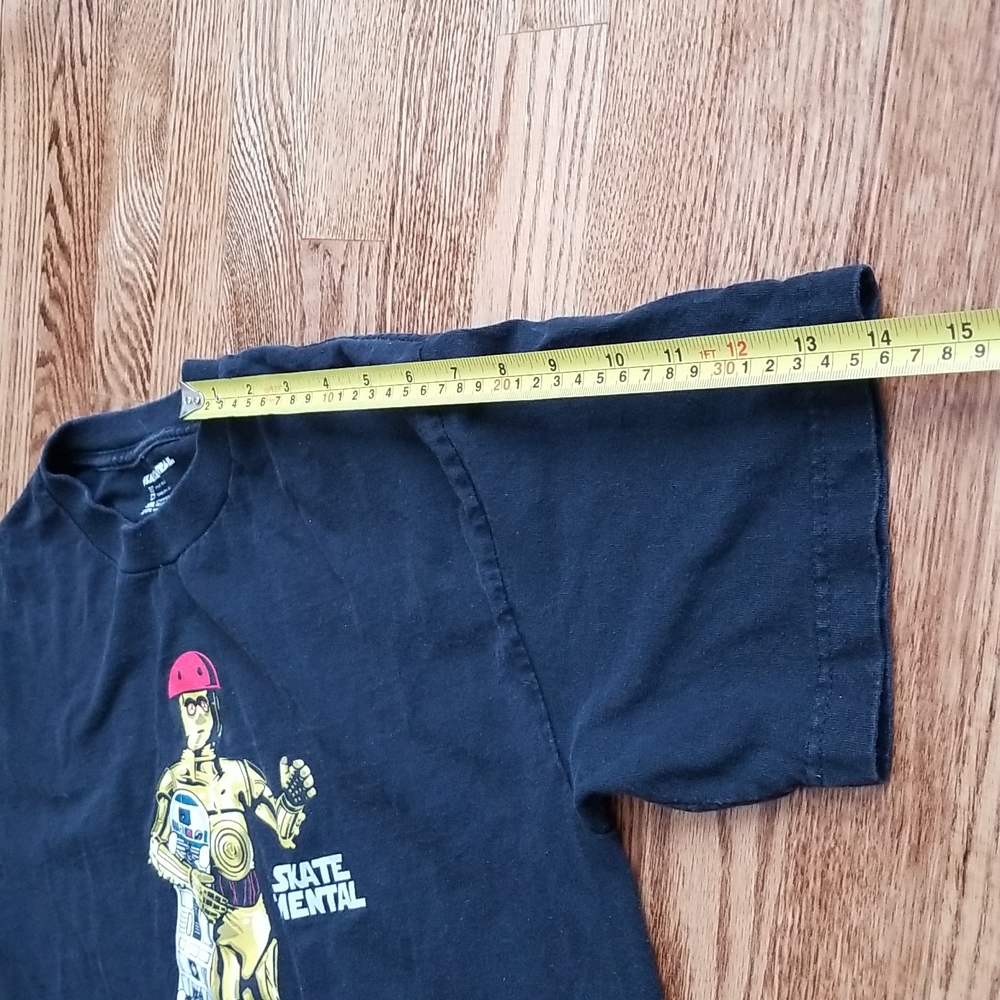 (M) SkateMental Disney StarWars C3PO 100% Cotton Crew Neck Short Sleeve Street - Picture 5 of 7